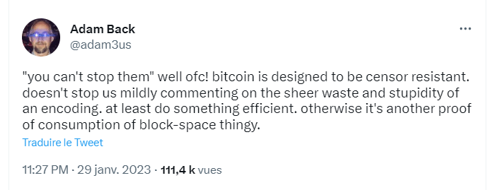 Ordinals et espace de stockage sur Bitcoin