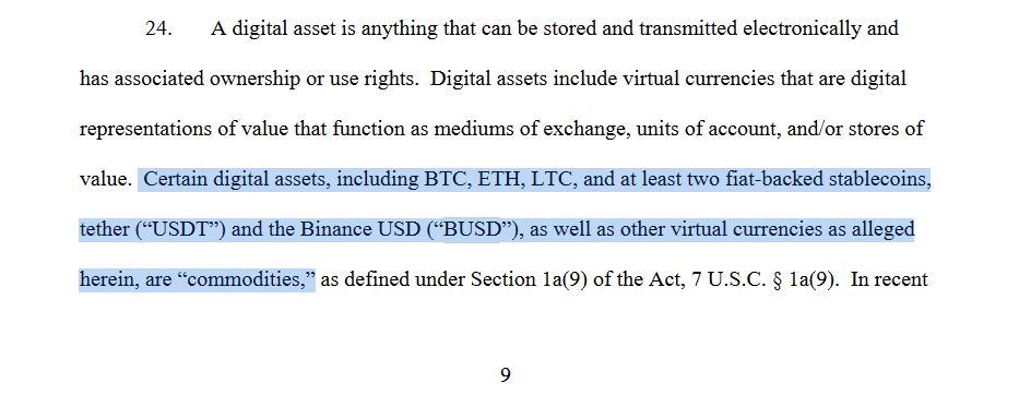 La CFTC considère les cryptos comme des marchandises, à l’inverse de la SEC.