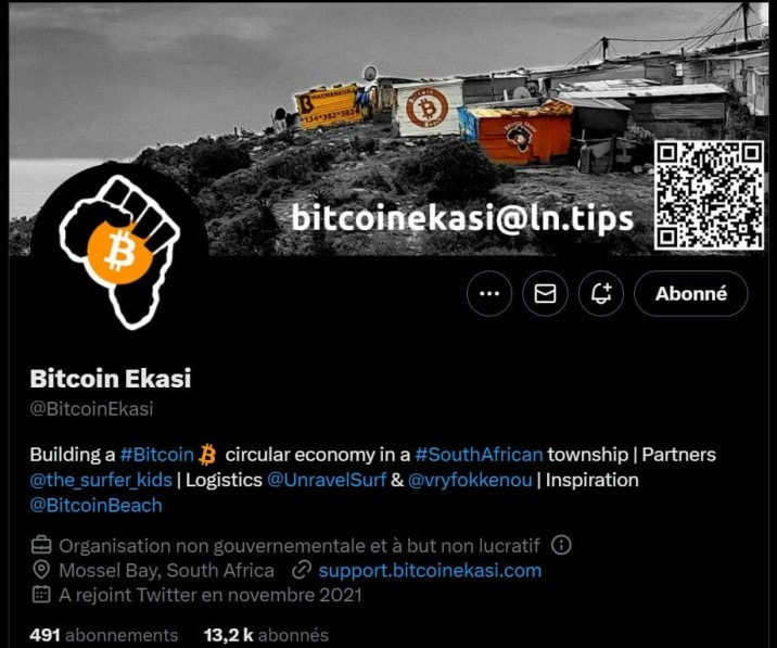 L'idée de créer une économie circulaire et solidaire dans les townships autour de Bitcoin est au centre de Bitcoin Ekasi. 