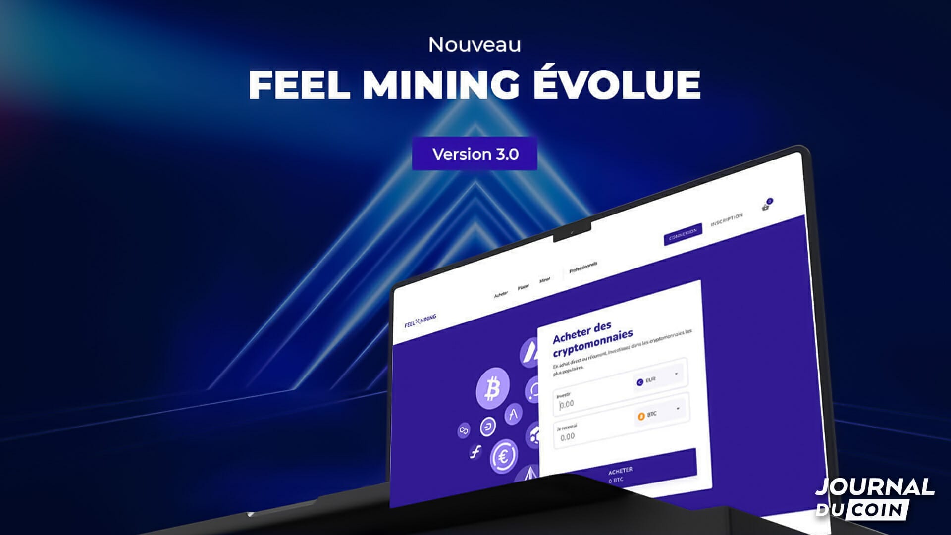 Une V3 pour le web3 : la plateforme DeFi Feel Mining fait peau neuve -  Journal du Coin