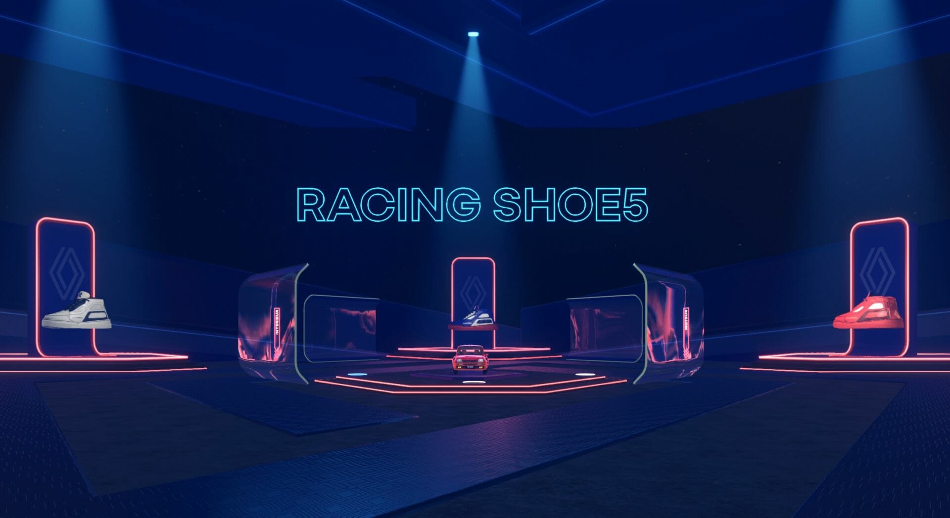 R3NLT a décidé de pousser le bouchon web3 très loin avec sa première boutique immersive qui vous permettra d'essayer "virtuellement" vos NFT RACING SHOE5