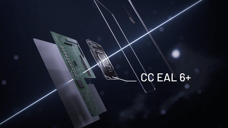 Le Coolwallet pro est doté de puces CC EAL6+ pour une sécurité de vos crypto et NFT optimisée