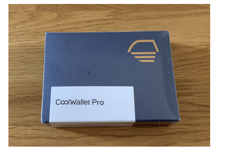 Conditionnement du harware wallet CoolWallet Pro 