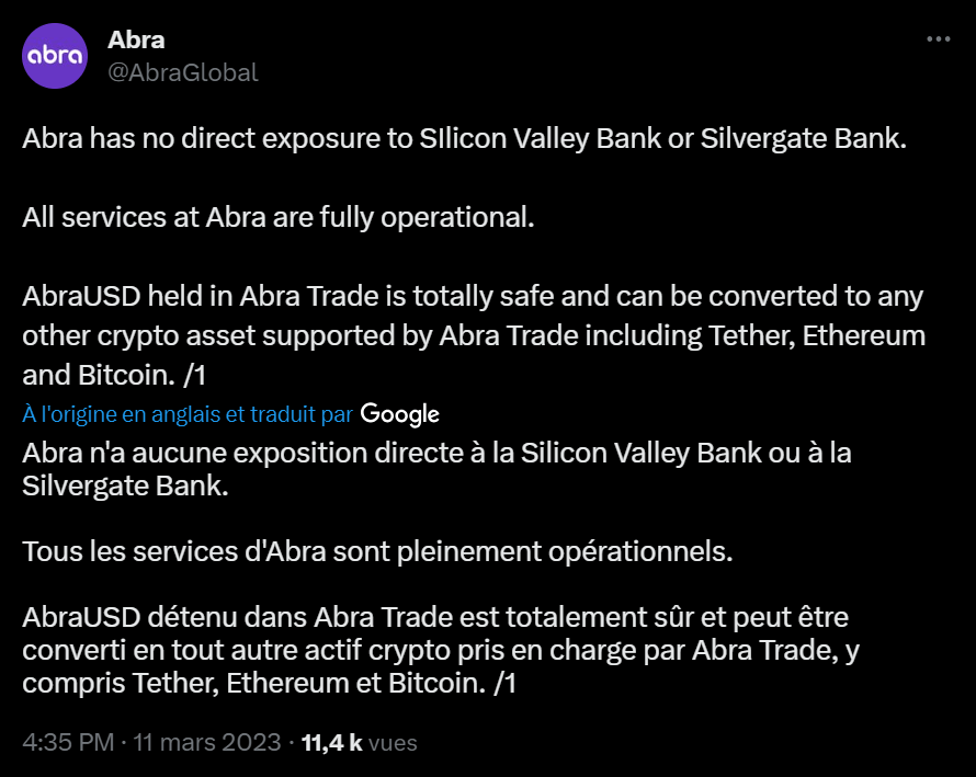 L'exchange Abra aurait-il délibérément menti à ses clients ?