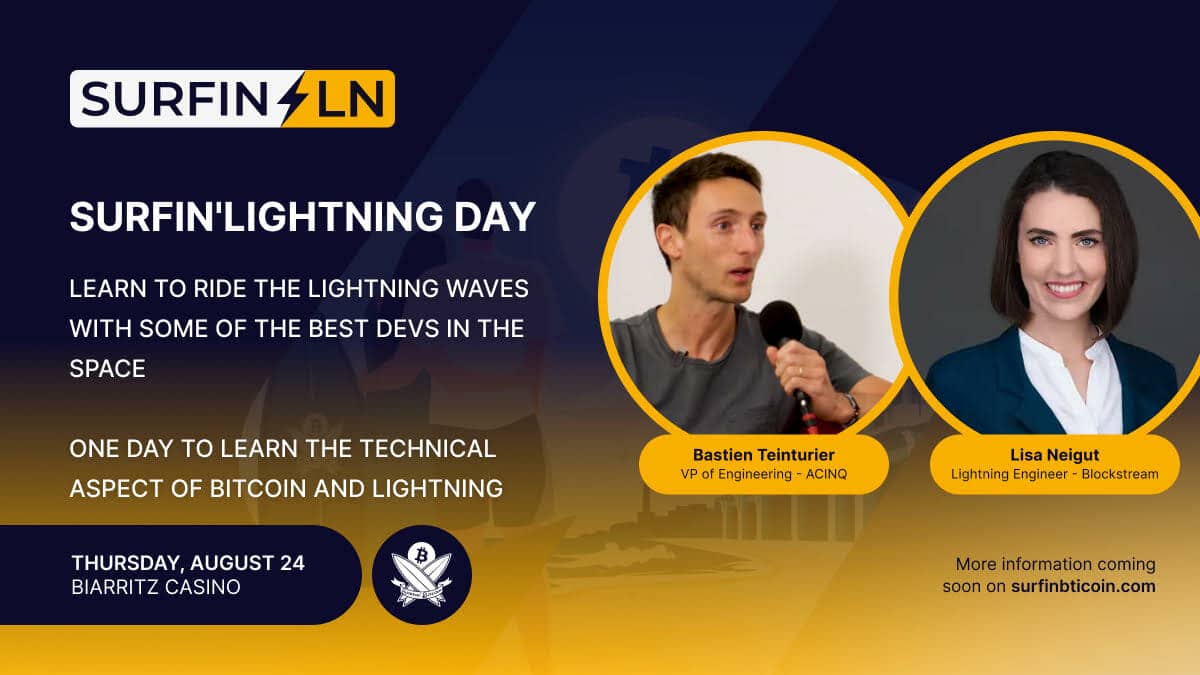The conference innovates with a day devoted to the workings of the lightning network, the Bitcoin network