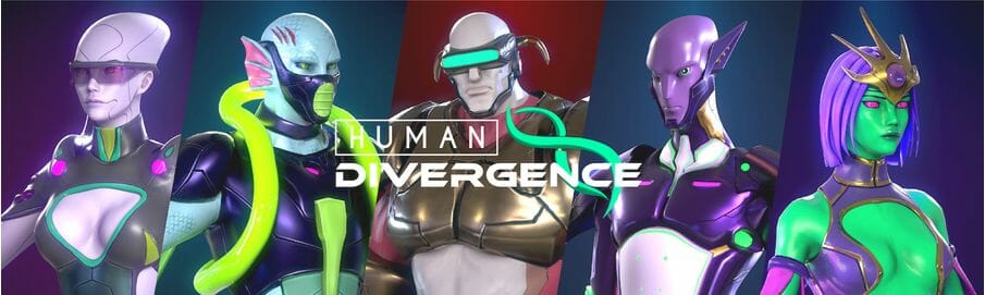 Le jeu Web3 Human Divergence est basé sur des NFT, façon cartes à collectionner.