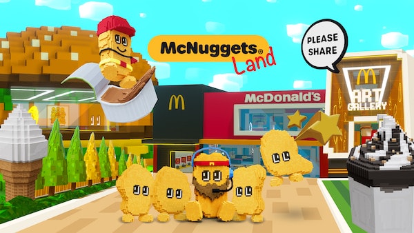 McNuggets Land est une parcelle lancée par McDonald's sur le metaverse The Sandbox