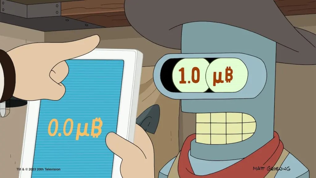 After the gold rush, it's the Bitcoin rush in Futurama.