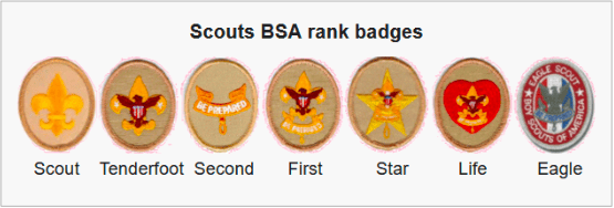 Badges des Boy-Scouts