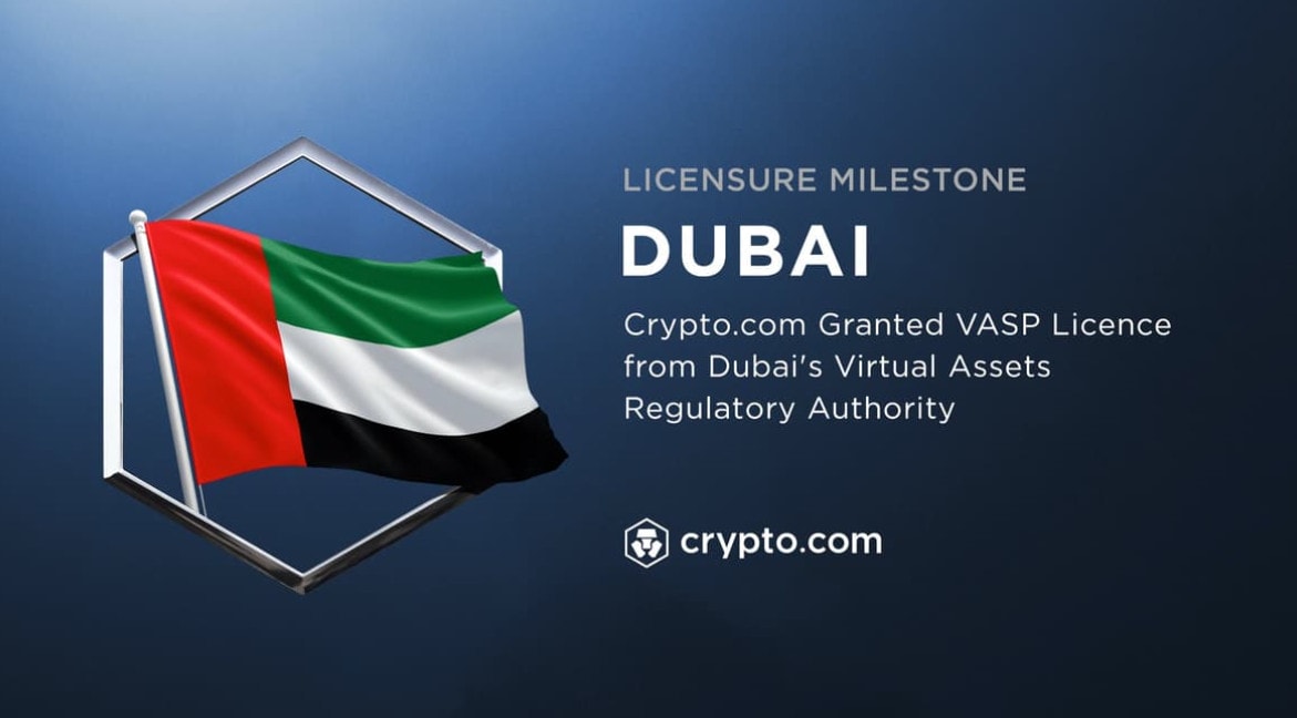 Crypto.com est en passe d'être complètement règlementé à Dubaï après plusieurs années à batailler pour obtenir l'ensemble des licences nécessaires. Crypto.com poursuit son expansion mondiale quand Dubaï attire comme un aimant de plus en plus d'entreprise du Web3 en mal d'un cadre règlementaire clair (et conciliant).  