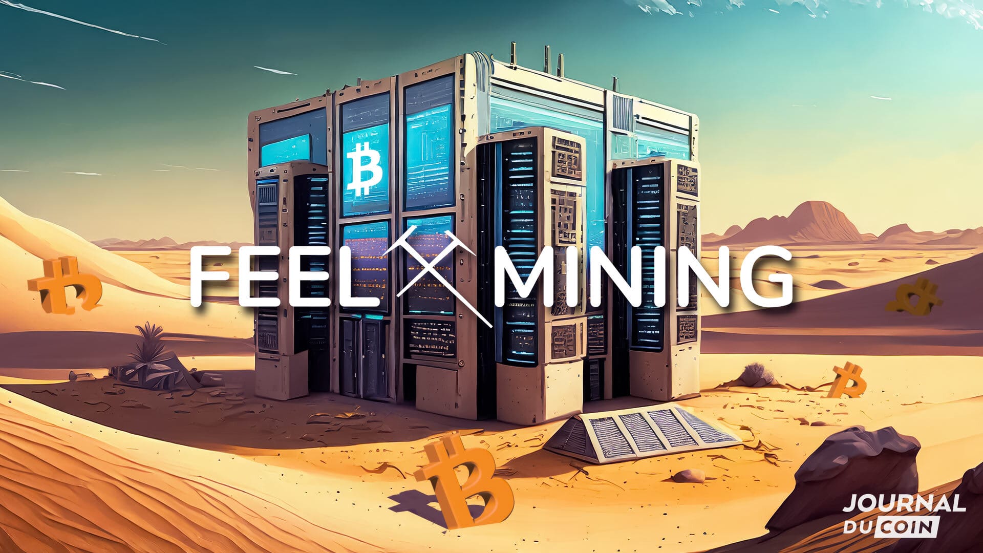 Fel Mining exploite une ferme solaire dans le désert des Emirats Arabes Unis