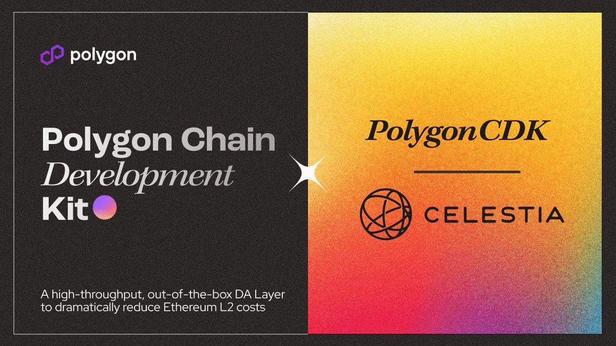 Celestia et Polygon annoncent un partenariat