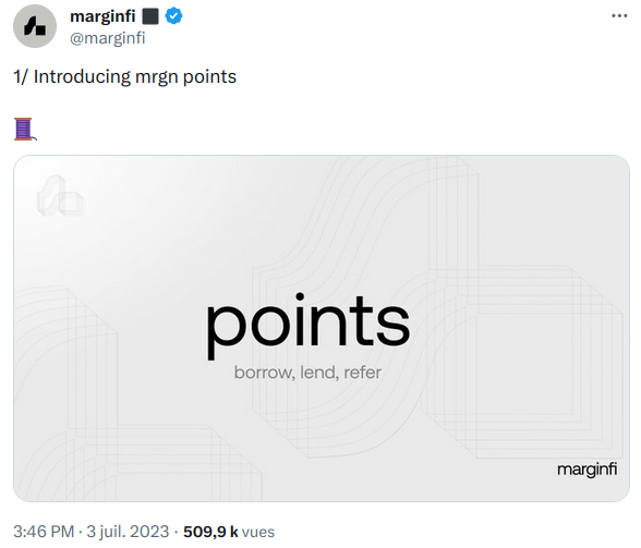 MarginFi met en place son système de point en vue d'un potentiel airdrop