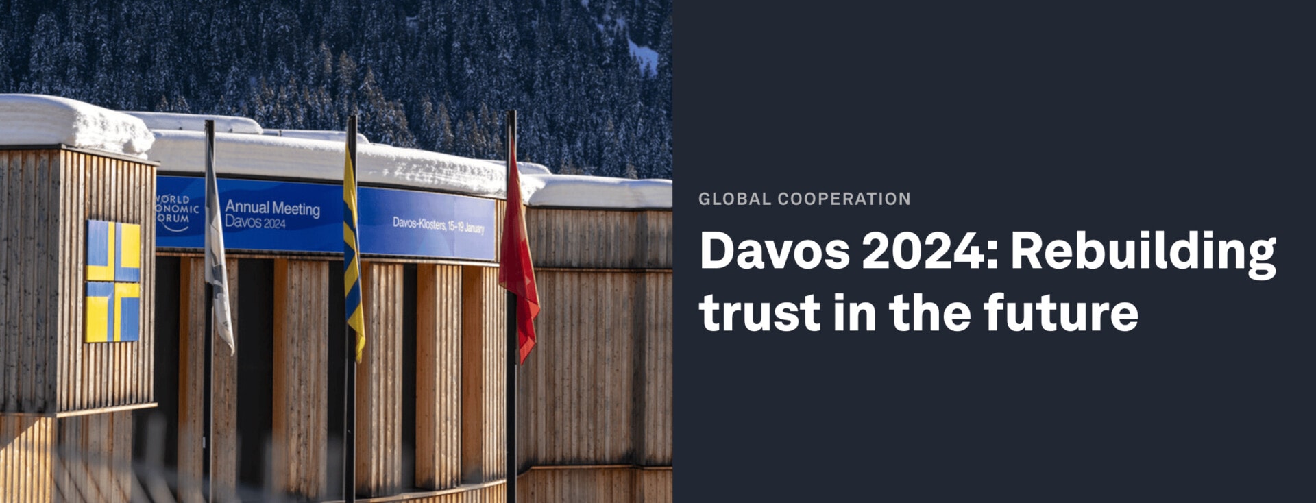 Le Forum économique mondial (WEF24) ouvre ses portes à Davos