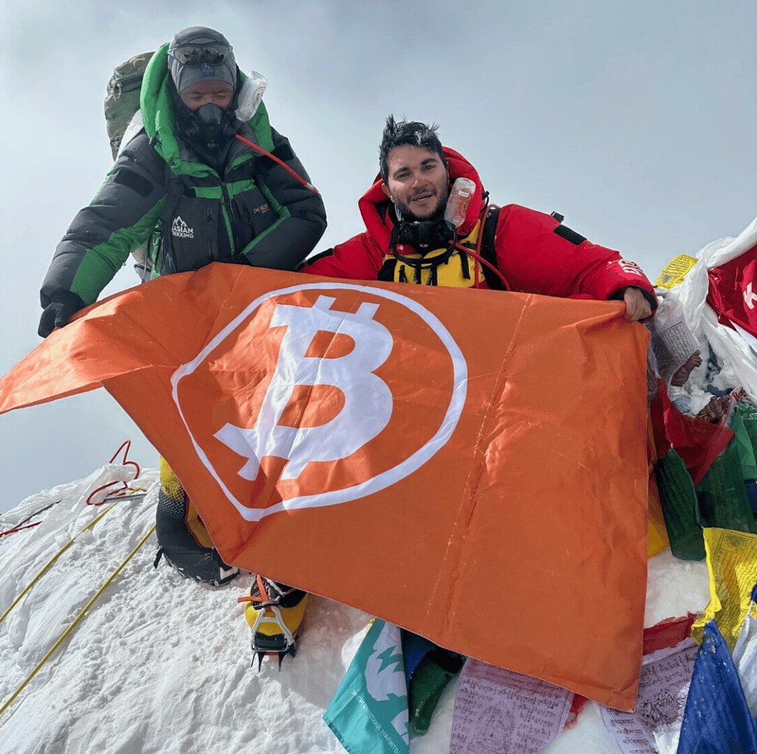 Sur le toit du monde avec Bitcoin !