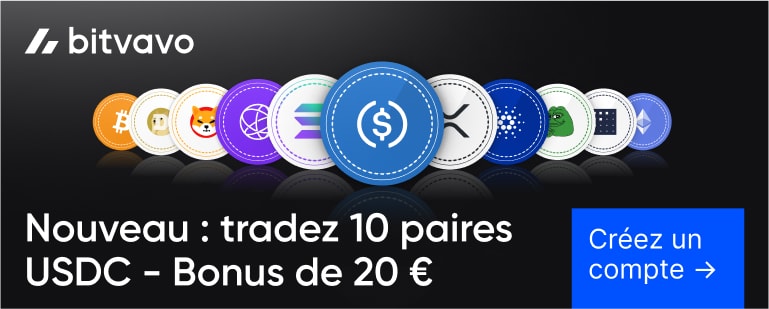 Bitvavo offre 20€ à chaque nouveau KYC effectué Bitvavo est leader de sa catégorie en Europe