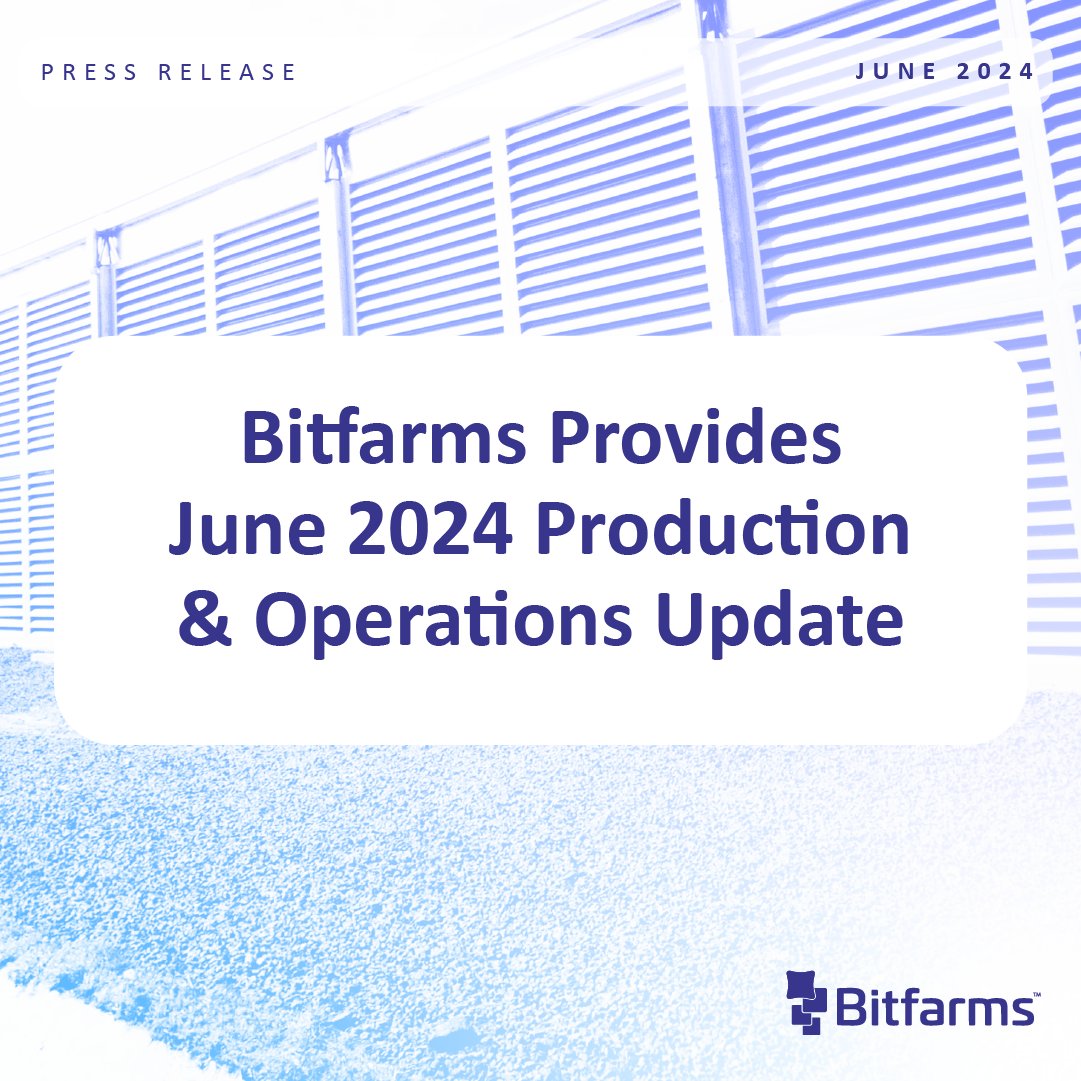 rapport Bitfarms juin 2024