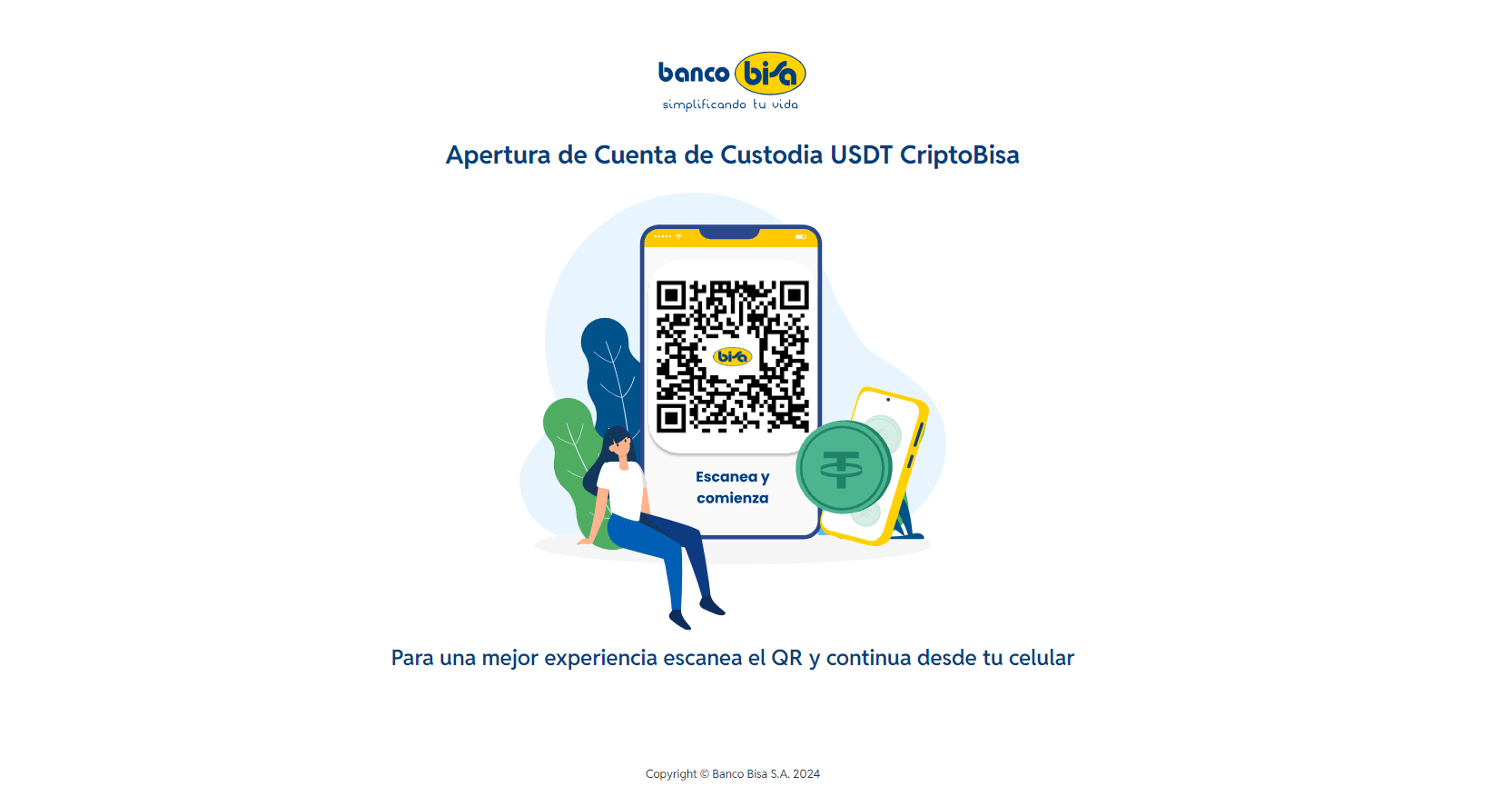 Une des plus grandes banques de Bolivie, la Banco Bisa, va proposer à ses clients d'acheter, de vendre, de stocker mais aussi de transférer des USDT depuis et vers des comptes utilisateurs de la banque.