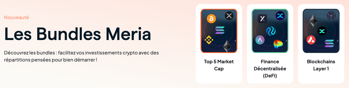 Meria propose de nombreux produits pour faciliter la vie aux investisseurs
