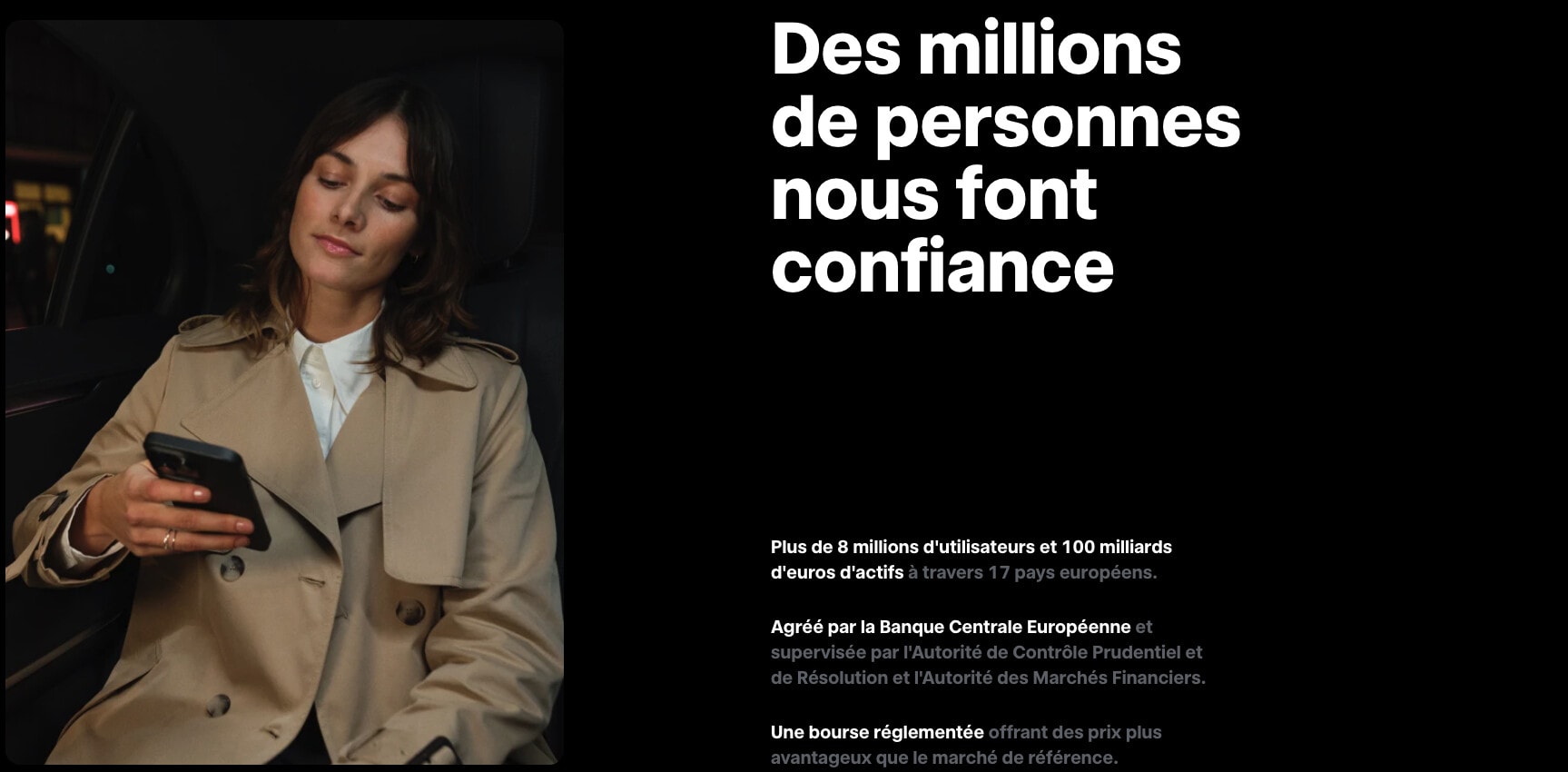 Des millions de personnes font confiance à Trade Republic.