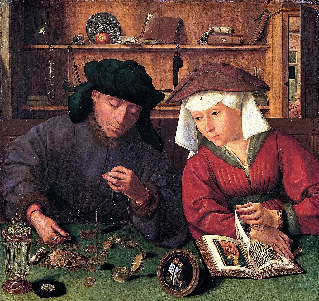 Le Prêteur et sa femme - Quentin Metsys (1514)