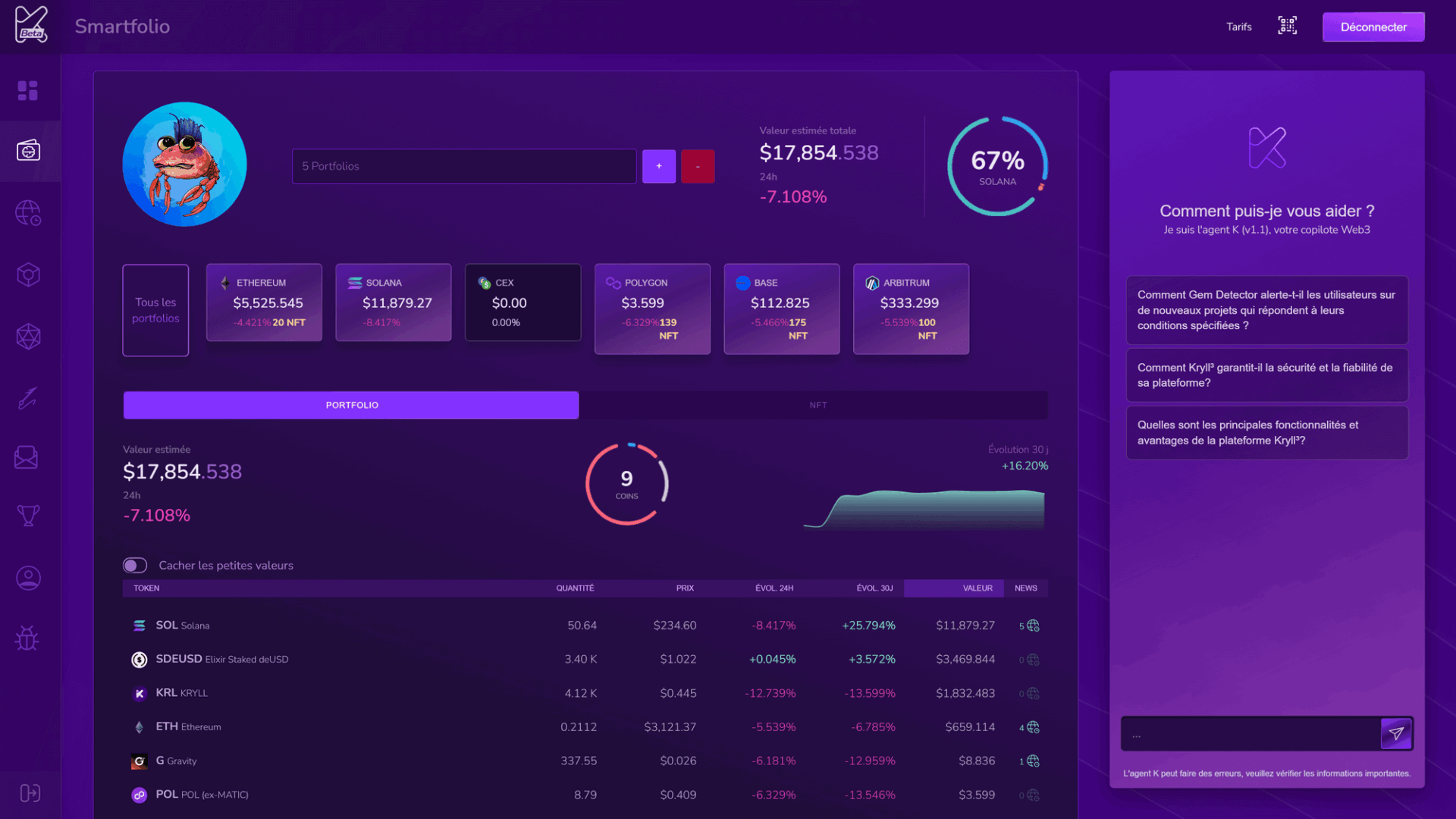 Kryll SmartFolio