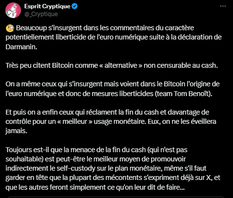 Devant les sénateurs, le ministre de l’Intérieur, Gérald Darmanin, a proposé une mesure radicale pour couper les ailes au narcotrafic : abolir l’argent liquide. Cela a déclenché de vives polémiques sur les réseaux sociaux et dans les médias et l'ombre de Bitcoin a plané sur les débats.