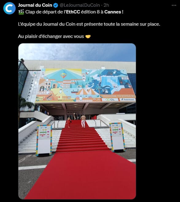 Alors que la communauté d'Ethereum est actuellement en pleine effervescence dans la tiédeur cannoise de l'EthCC[8], elle s’apprête aussi à fêter les 10 années d’existence du réseau. Afin de marquer le coup, un groupe de développeurs vient de lancer une « capsule temporelle » on-chain, qui célèbrera cet anniversaire pas comme les autres.