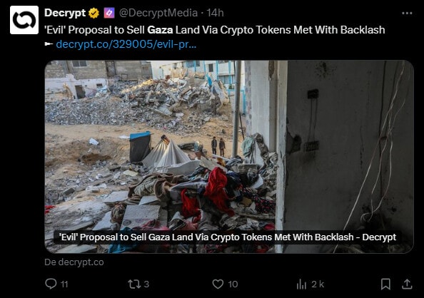 Selon un récent article du Financial Times, le Tony Blair Institute aurait proposé un plan pour reconstruire Gaza, en utilisant la technologie blockchain. Depuis, ce projet a déclenché une vague de critique très importante.
