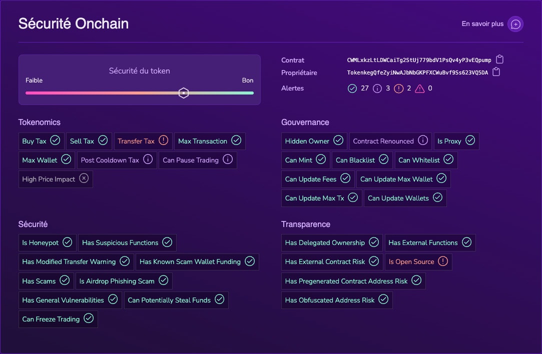Kryll audite aussi la sécurité on-chain