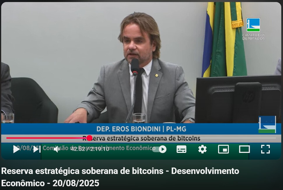 Un projet de loi, proposé par le député fédéral Eros Biondini, permettrait au Brésil d’allouer jusqu’à 5 % de ses réserves internationales en Bitcoin. Cette initiative vise à diversifier les actifs de réserve du pays, à se protéger contre les risques monétaires et géopolitiques, et à positionner le Brésil comme un leader dans l’innovation des actifs numériques.