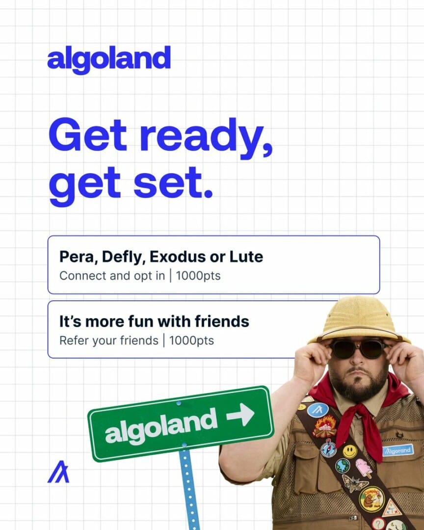 Algoland est une quete pour découvrir l'ecosystème Algorand