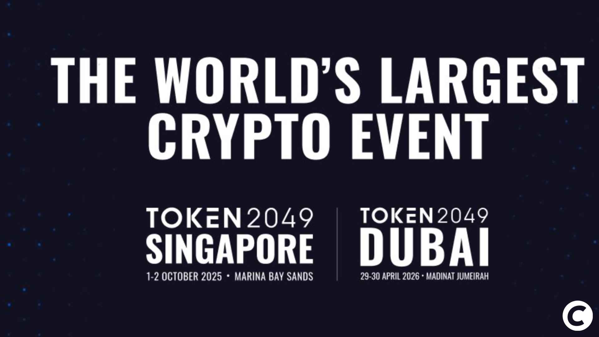 Token2049 à Singapour : La grand-messe internationale de la crypto se  prépare déjà - Journal du Coin