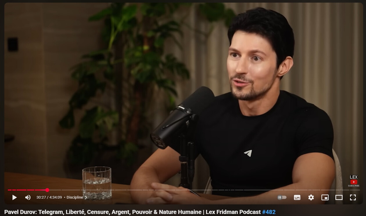 Alors que certains auraient pu penser que sa fortune venait de Telegram, Pavel Durov a révélé dans le podcast aux presque 5 millions d'abonnées de Lex Fridman, qu'elle venait en fait du Bitcoin qu'il a achetés en 2013 et que ces BTC l'avaient carrément « maintenu à flot ». Dans cet entretien de plus de quatre heures, il livre notamment ses convictions sur la première crypto du marché et se remémore les gens qui riaient de son choix à l'époque.