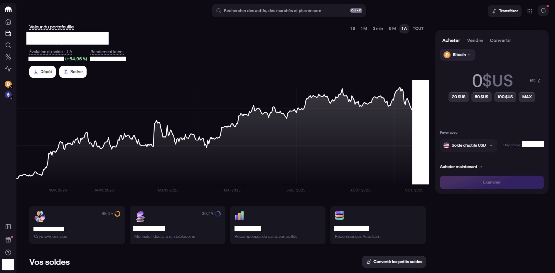 Version web basique de Kraken