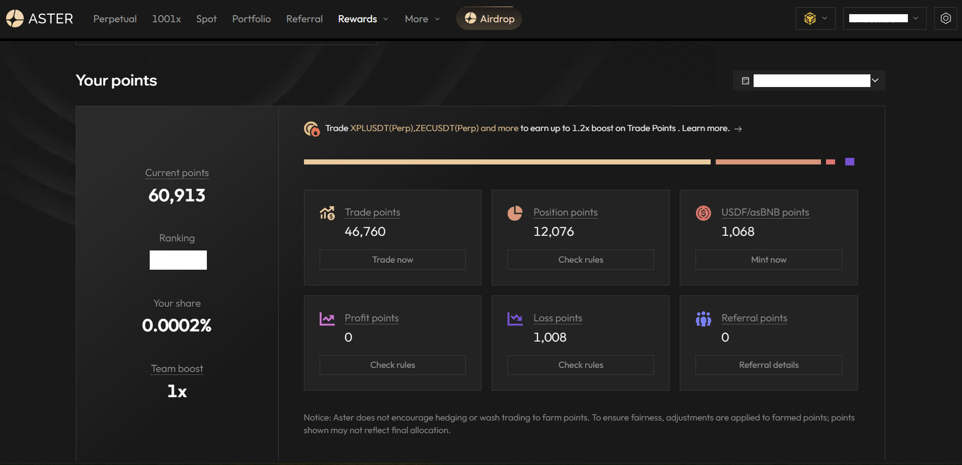 Farmer en équipe sur ASTER rapporte plus de points