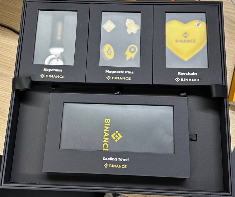 Les lots Binance du calendrier de l'Avent sont très stylés cette année