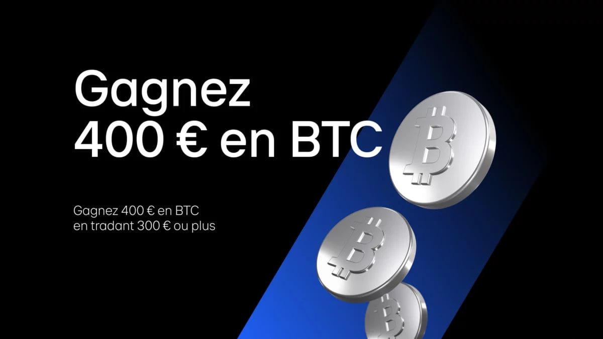 Bitvavo pourrait bien vous faire gagner 400€ en BTC