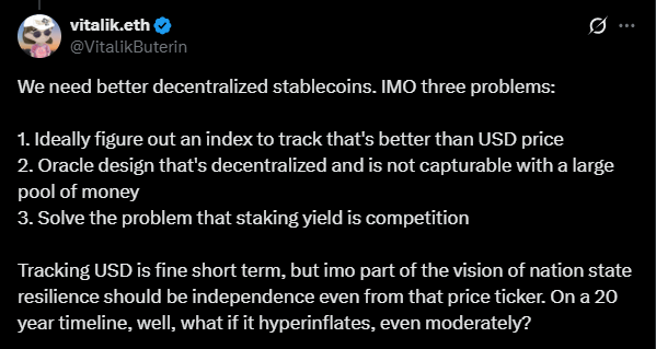 Le cofondateur d'Ethereum, Vitalik Buterin, a jeté un pavé dans la mare ce dimanche 11 janvier 2026 en avertissant que les stablecoins décentralisés actuels ne sont pas assez résilients pour soutenir la vision à long terme de l'industrie. Selon lui, le secteur a besoin de nouveaux modèles moins dépendants du dollar américain et moins vulnérables à la capture par les acteurs financiers puissants.

Ces déclarations interviennent alors que le marché des stablecoins a connu une année 2025 historique, avec une capitalisation totale ayant bondi de 49 % pour atteindre 306 milliards de dollars en décembre dernier. Cette croissance a été largement propulsée par le GENIUS Act aux États-Unis, une législation majeure signée par le président Trump en juillet 2025, qui a clarifié le cadre des jetons adossés au dollar.