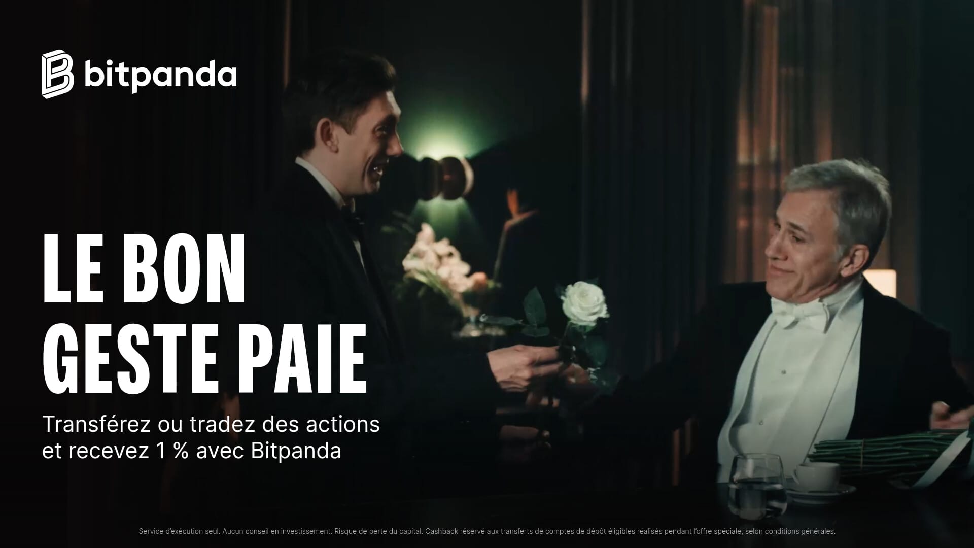 Bitpanda offre 1% de cashback sur vos investissements jusqu'au 14 fevrier 2026