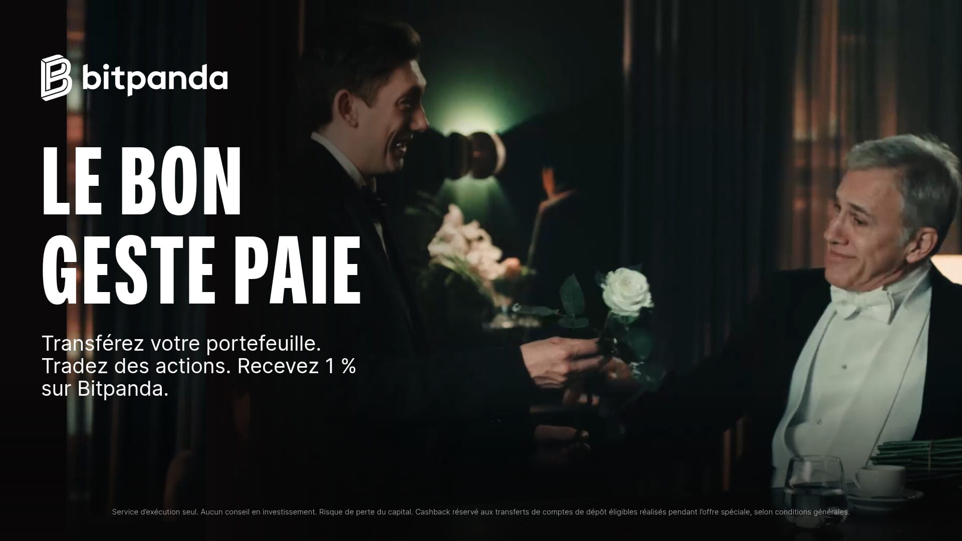Bitpanda offre 1% de cashback sur vos investissements jusqu'au 14 fevrier 2026
