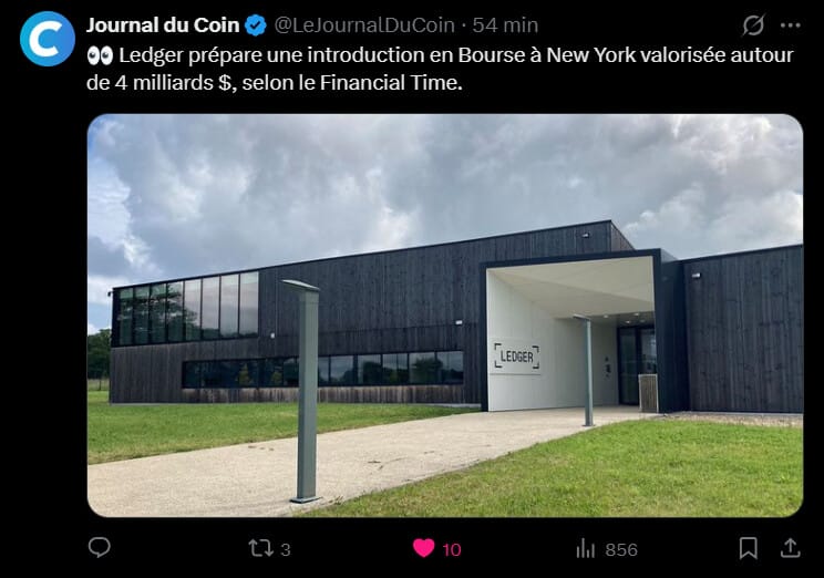 La société française Ledger, spécialisée dans la sécurité des actifs numériques, prépare activement son introduction en bourse (IPO) sur la place de New York. Selon des sources proches du dossier, l'entreprise aurait sollicité les services de plusieurs banques d'affaires internationales pour orchestrer cette opération prévue pour l'année 2026. Cette démarche intervient dans un contexte de forte activité pour le secteur des cryptomonnaies aux États-Unis, marqué par une clarification du cadre réglementaire.