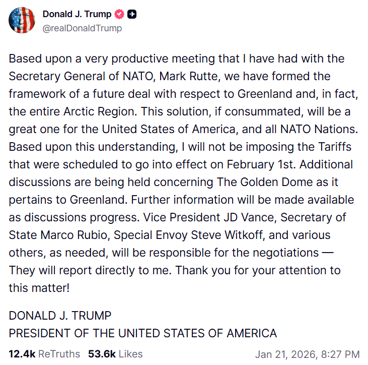 Après plusieurs jours de turbulences, le marché des cryptomonnaies a entamé un rebond ce mercredi. Bitcoin a repassé la barre symbolique des 91 000 $ presque instantanément après une déclaration du président Donald Trump à propos des droits de douane contre certains pays européens. Ce revirement survient alors que les investisseurs étaient restés prudents face aux menaces de guerre commerciale et aux sorties massives de capitaux des fonds institutionnels.