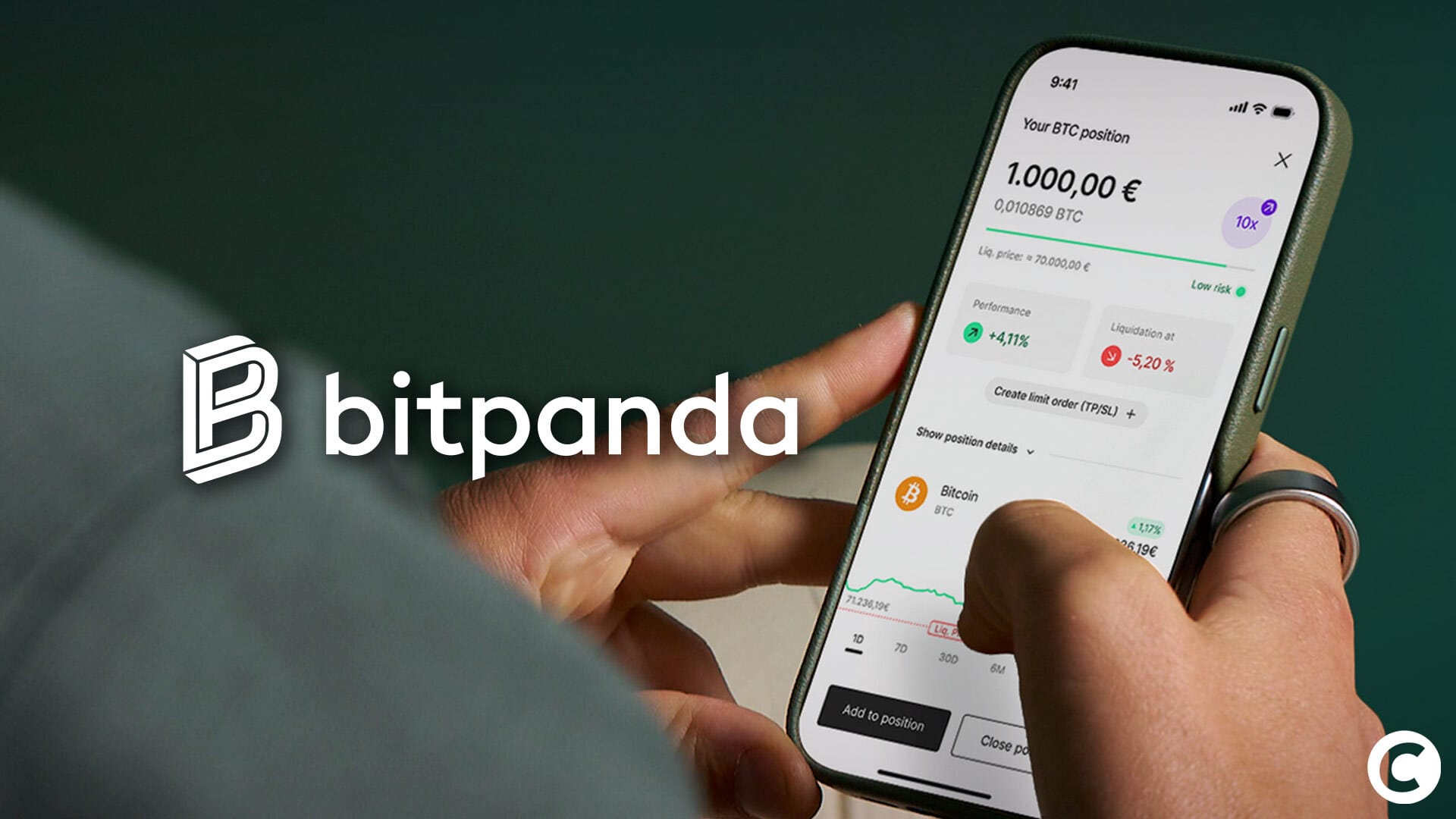 Bitpanda Margin Trading SpotBitpanda 120 Cryptos, un Levier 10x