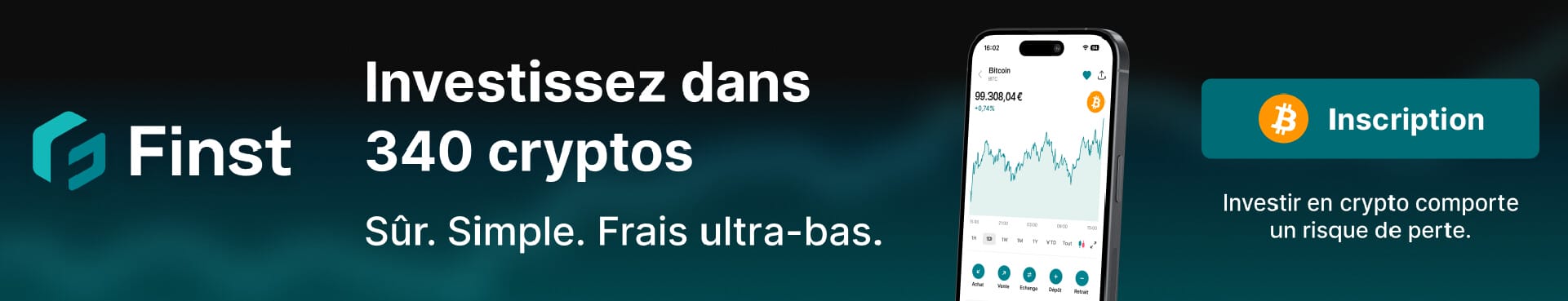 En février, Inscrivez-vous sur Finst et recevez 20€ en Bitcoin ! 