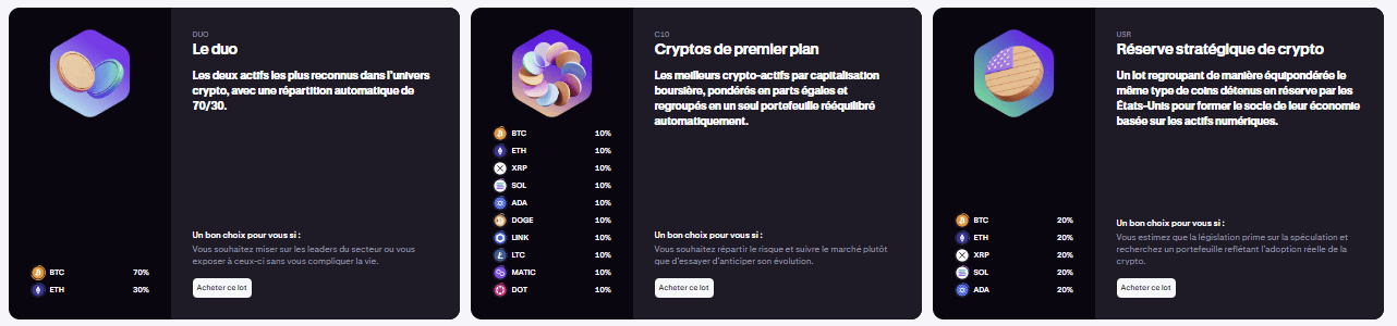 Les bundles de Kraken