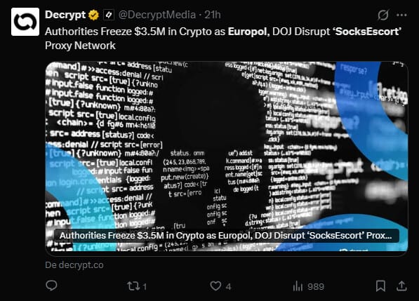 Le 11 mars dernier, une opération internationale coordonnée par Europol, baptisée « Operation Lightning », a permis de neutraliser SocksEscort, un service de proxy malveillant d'envergure mondiale. Cette action conjointe a réuni les forces de l'ordre de plusieurs pays, notamment la France, les Pays-Bas, l'Autriche et les États-Unis. L'infrastructure visée reposait sur le détournement de plus de 369 000 routeurs résidentiels et objets connectés répartis dans 163 pays. En exploitant des vulnérabilités logicielles spécifiques, les administrateurs du réseau permettaient à leurs clients de masquer leur identité numérique pour mener des activités illicites telles que des attaques par rançongiciel ou la diffusion de contenus interdits.