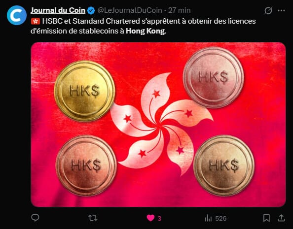 Le paysage financier de Hong Kong franchit une étape structurelle en ce mois de mars 2026 avec l'attribution attendue des premières licences pour les émetteurs de stablecoins. Ce nouveau cadre réglementaire, régi par l'ordonnance sur les stablecoins entrée en vigueur le 1ᵉʳ août 2025, impose désormais un régime de licences obligatoire pour tout acteur souhaitant émettre des actifs adossés à des monnaies fiduciaires. La Hong Kong Monetary Authority (HKMA) traite actuellement plusieurs dizaines de candidatures, avec une priorité affichée pour les actifs indexés sur le dollar de Hong Kong (HKD). Cette stratégie vise à renforcer la stabilité du système monétaire local tout en intégrant les technologies de registres distribués au sein des institutions financières traditionnelles.