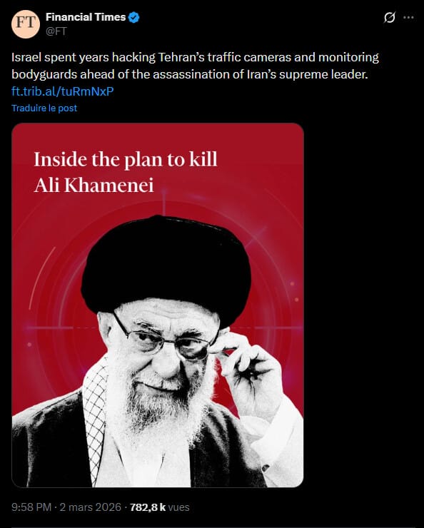 L'attaque conjointe menée par les États-Unis et Israël contre l'Iran le 28 février 2026 restera dans les annales comme la première offensive militaire de grande ampleur largement orchestrée par l'intelligence artificielle. Si le volet diplomatique et humain a fait les gros titres, les révélations du Financial Times, du Washington Post et du Wall Street Journal mettent en lumière une réalité plus technologique : une « kill chain » (chaîne de frappe) accélérée par les algorithmes de Palantir et d'Anthropic, soutenue par l'infrastructure spatiale Starshield de SpaceX.