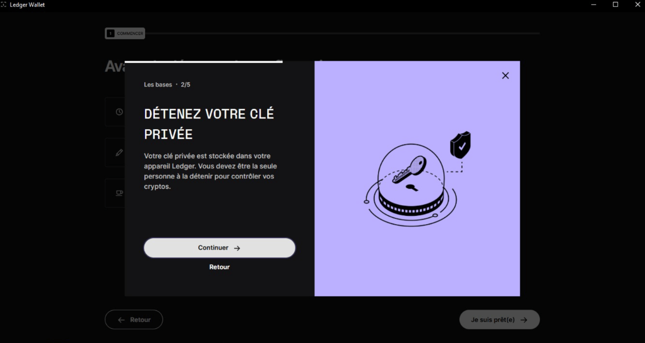 Avant de commencer, Ledger rappelle quelques bases. 